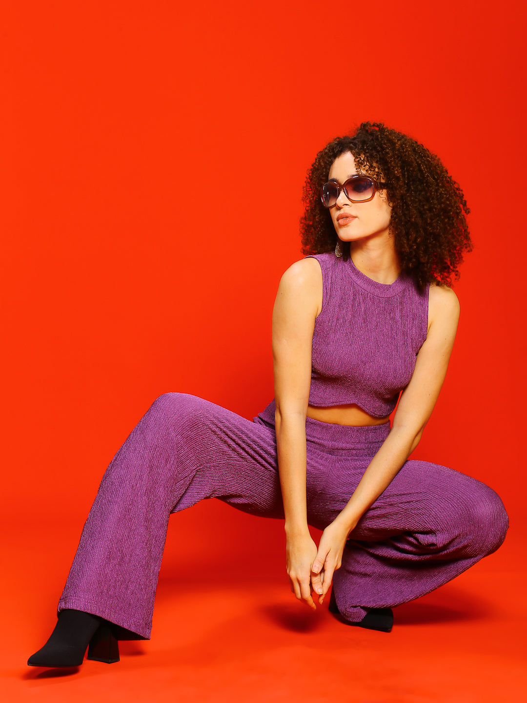 Mauve  Solid Cord-Set