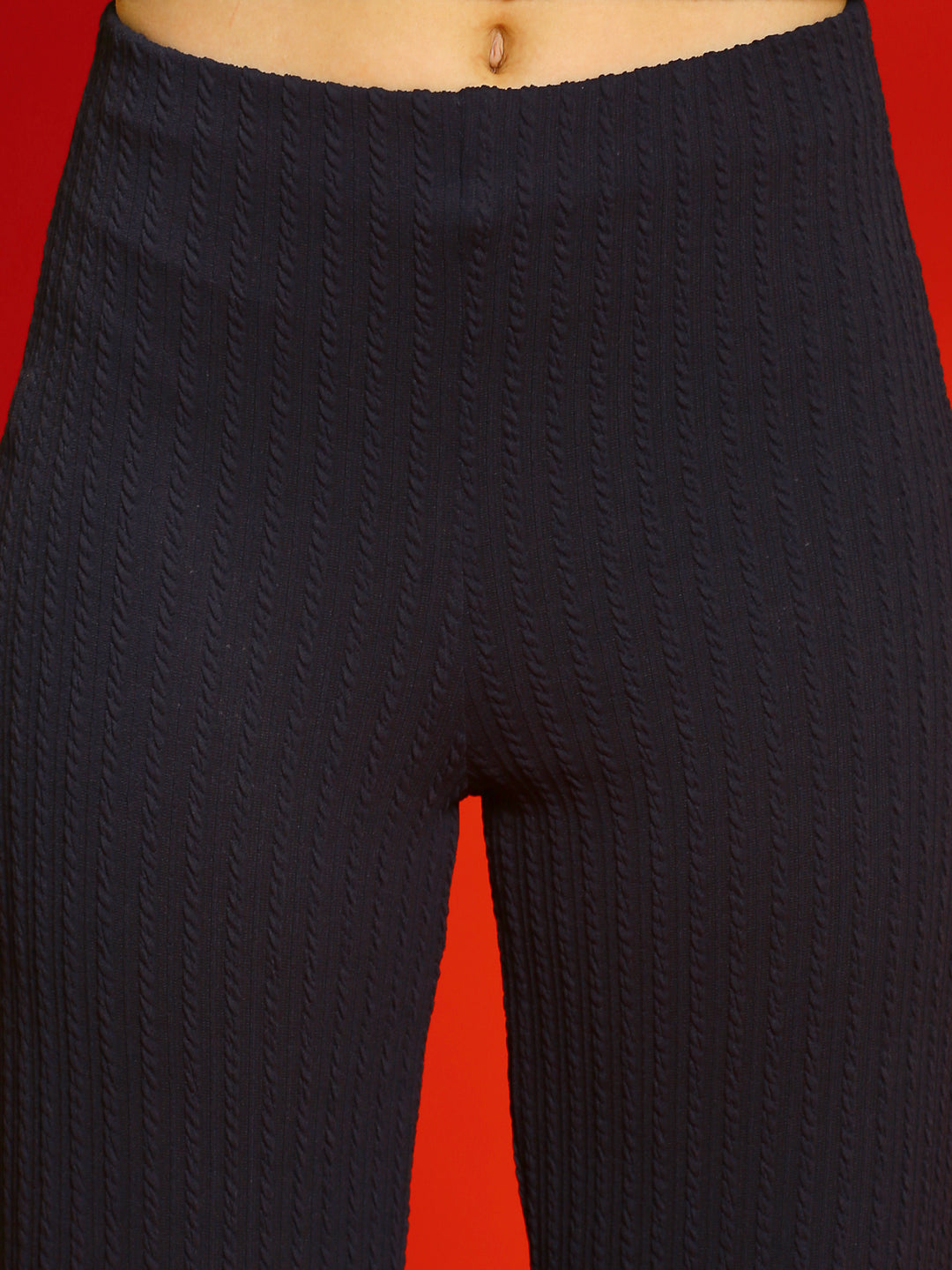 Black high waist trouser