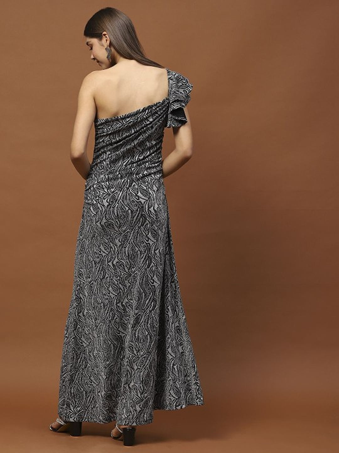 lurex party dress 525 America Eden: Lurex Mini Tank Dress Black / XL