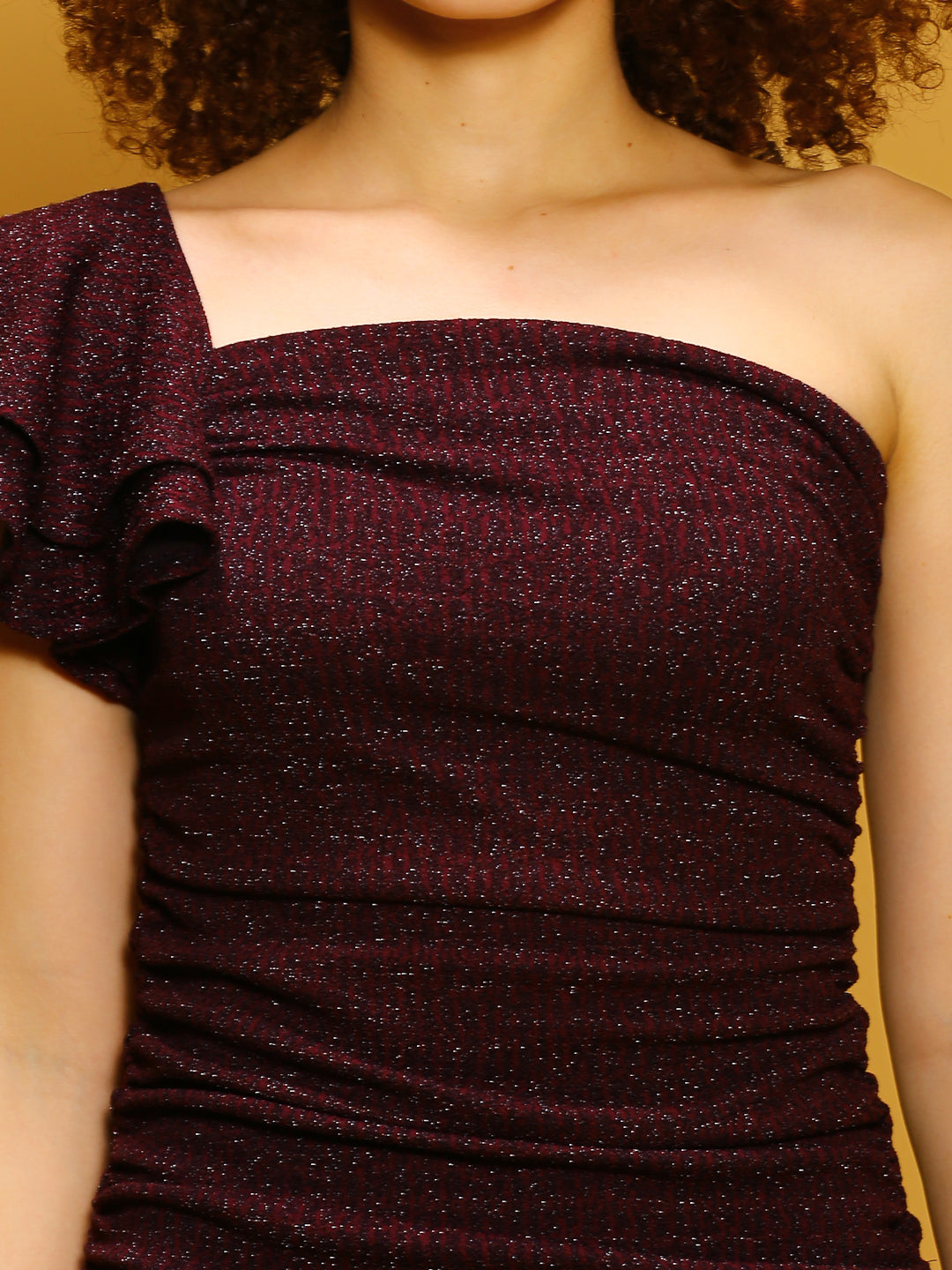 Wine Stretachable Dress