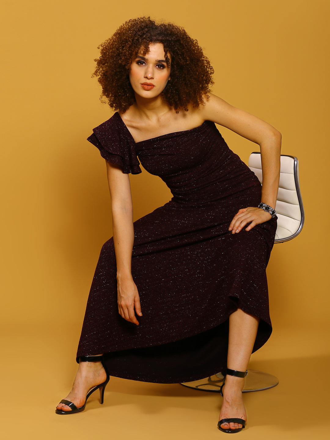Wine Stretachable Dress