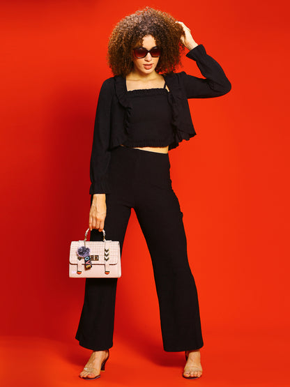 Black  Solid Cord-Set
