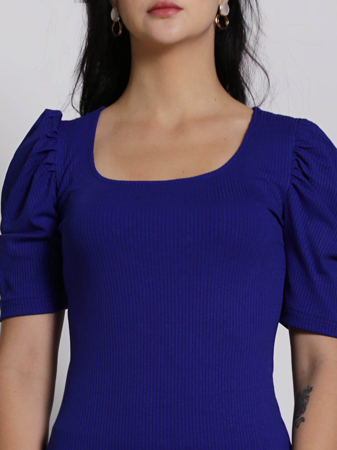 RBlue Bodycon Dress