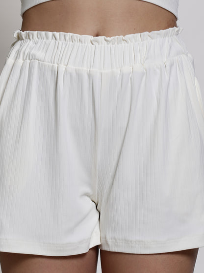 Beige  Mini Short