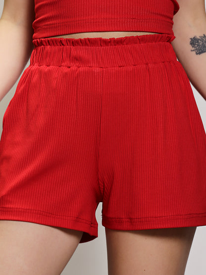 Red Top Short Cord-Set