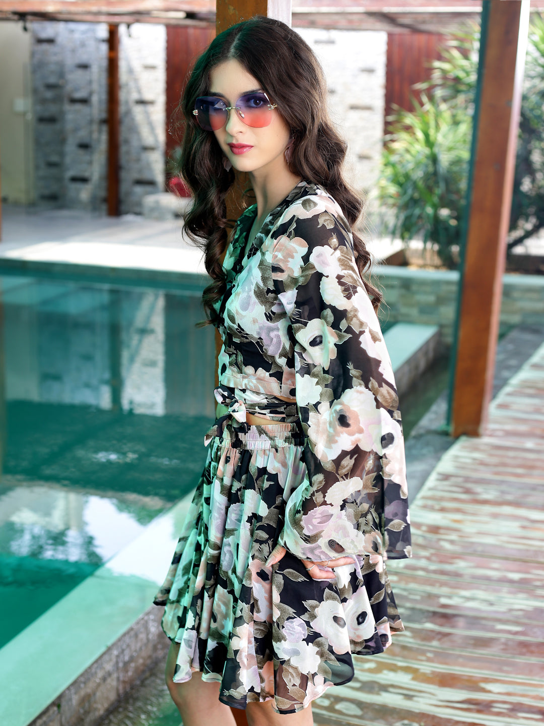 Light weight flowy Floral Co-ord Set
