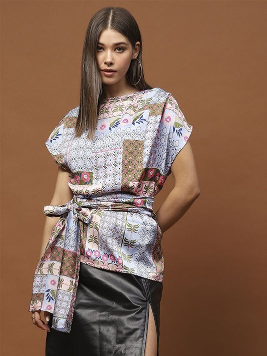 Statement Print Party Top