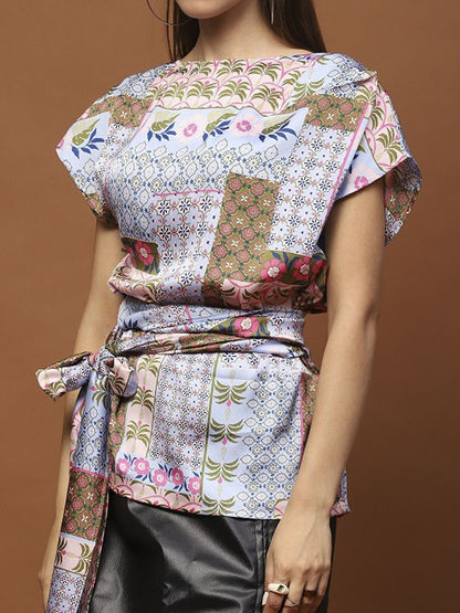 Statement Print Party Top
