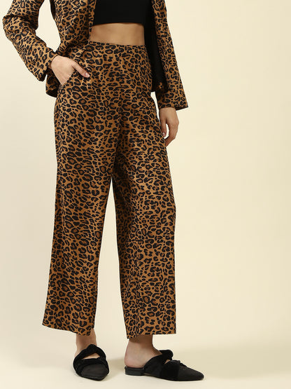 Animal Print Trouser