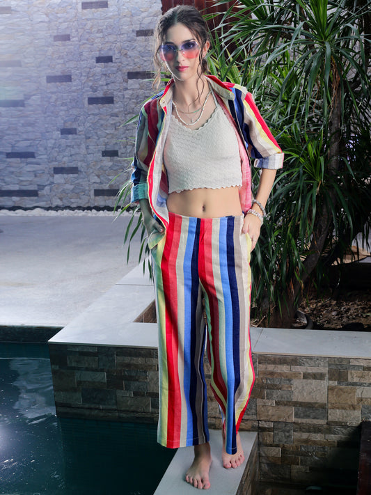 Linen Comfortable Wide leg pants