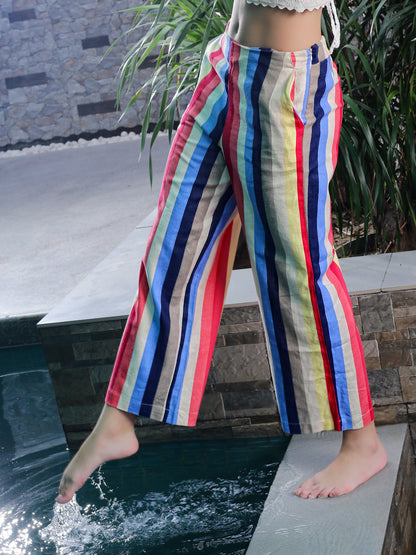 Linen Comfortable Wide leg pants