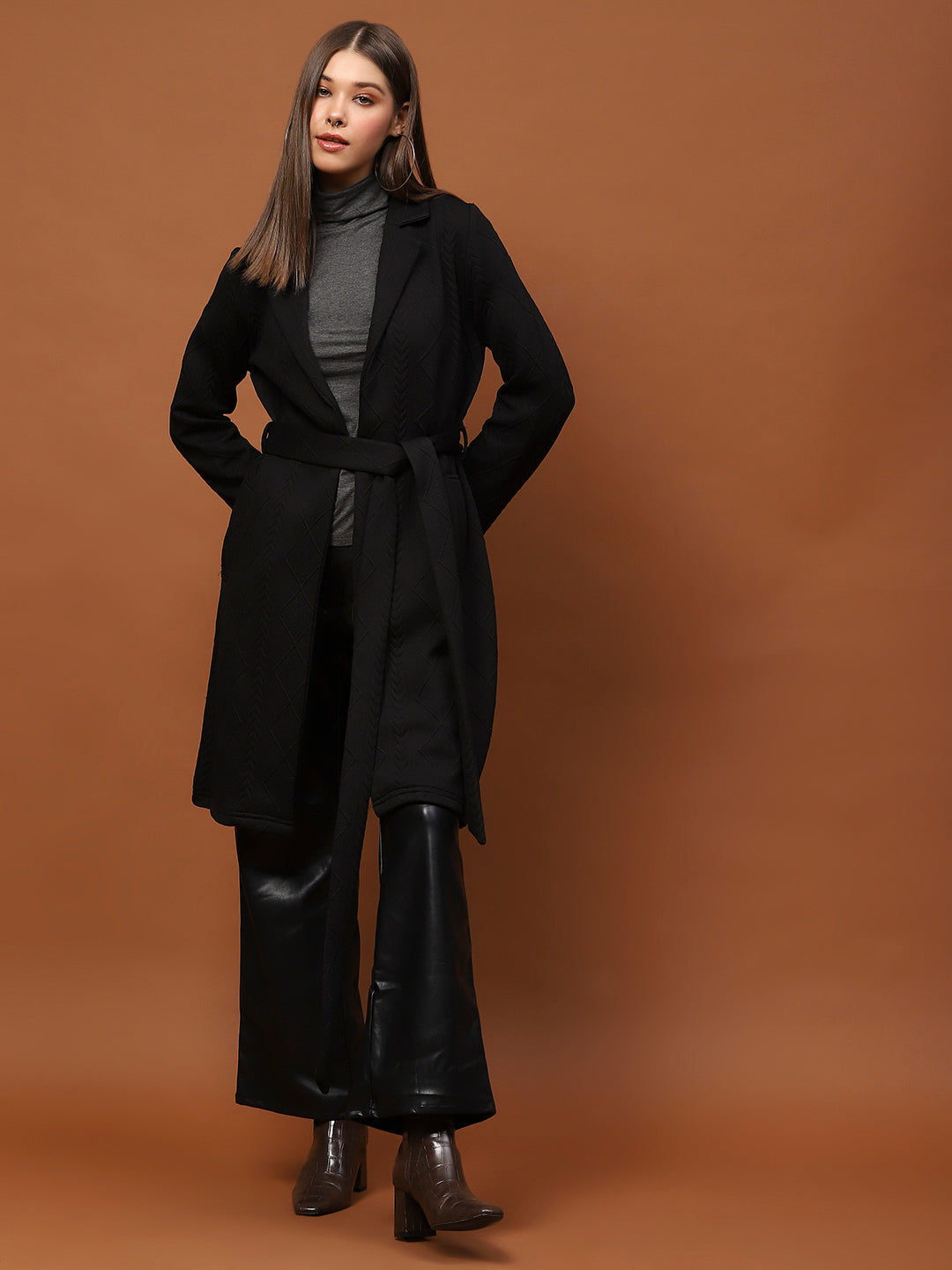 Statement Belted Trench Coat