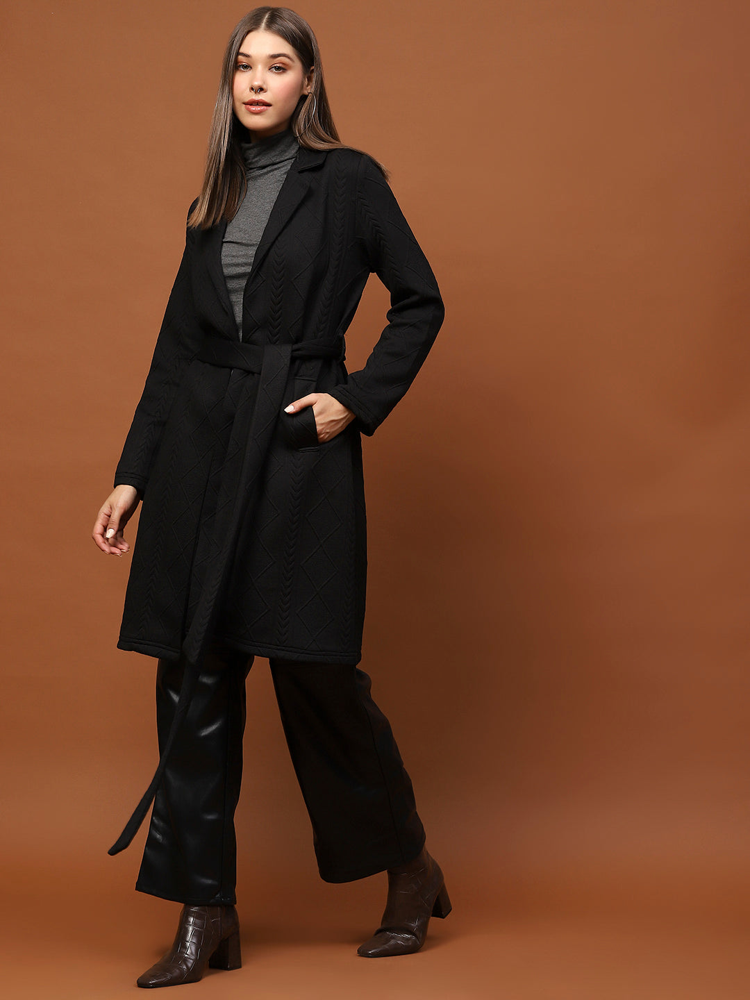 Statement Belted Trench Coat