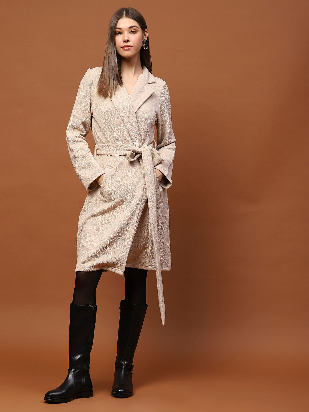 Statement Belted Trench Coat
