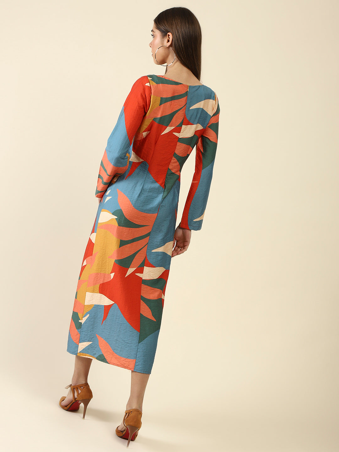 Multi Fit-FlareMini Dress