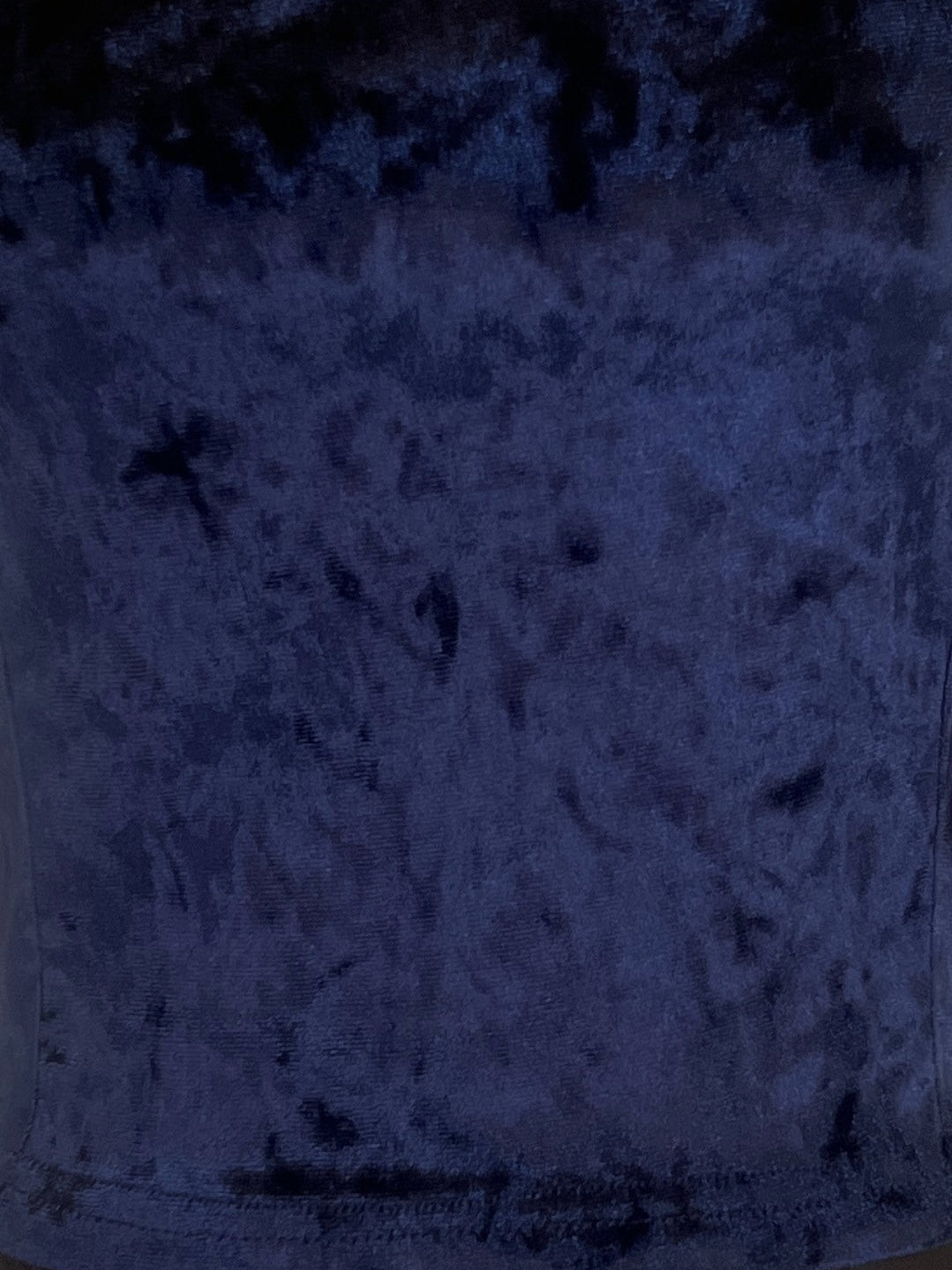 Navy Velvet Sleeveless Party Top with Stylish Strap Detailing – Trendy Women’s Evening Wear