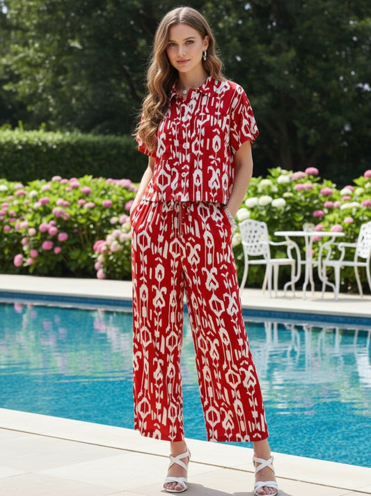 Viscose Shirt & trouser Co-ord set