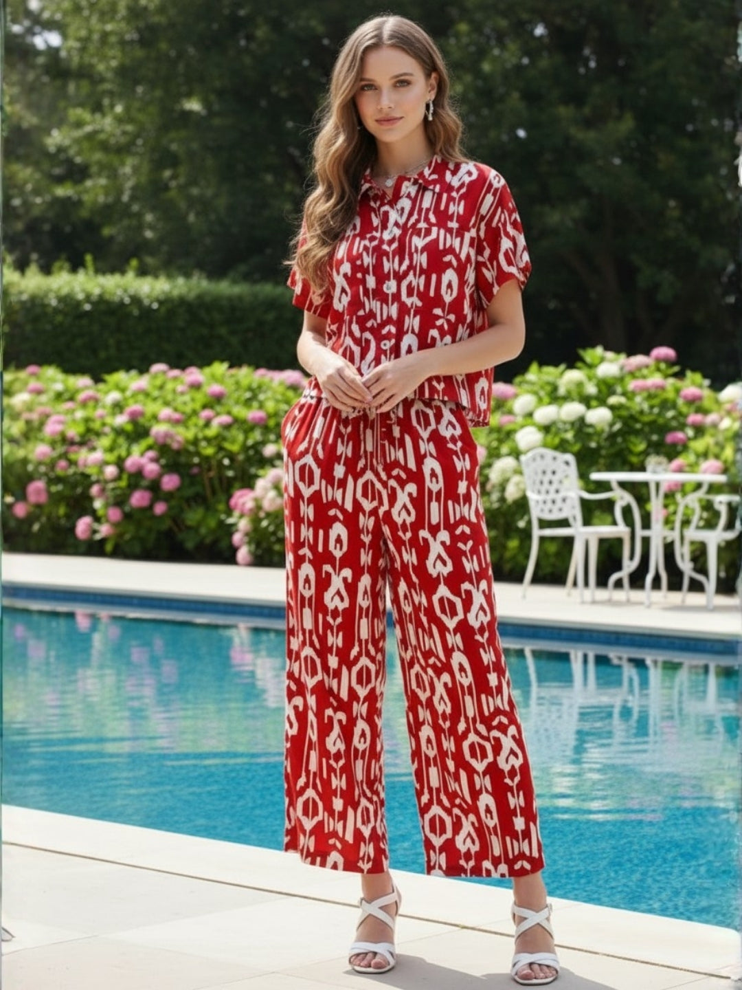 Viscose Shirt & trouser Co-ord set