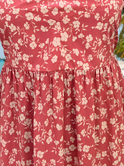 Premium Viscose Puff sleeve fit & flared dress