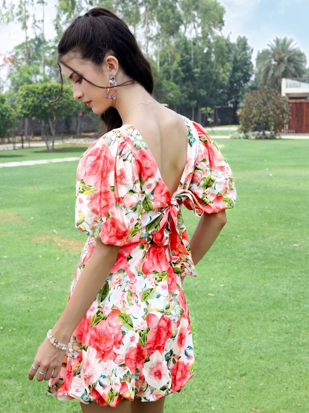 Premium cotton volume Baloon dress