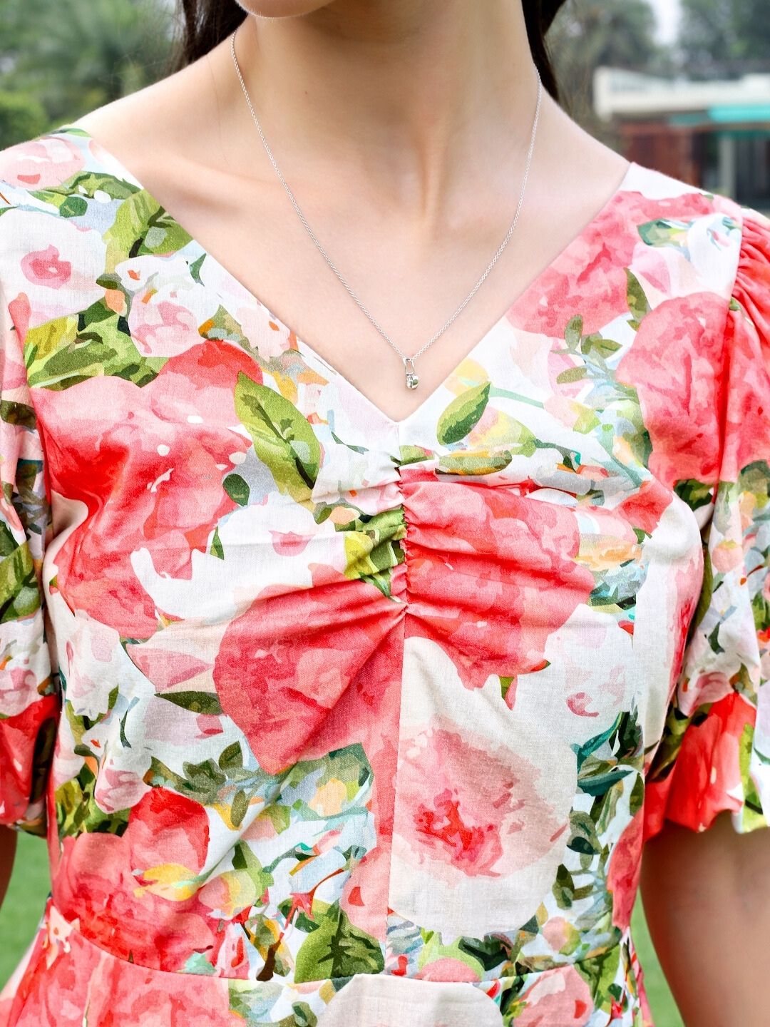 Premium cotton volume Baloon dress