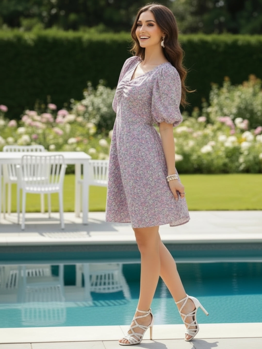 Premium cotton volume Baloon dress