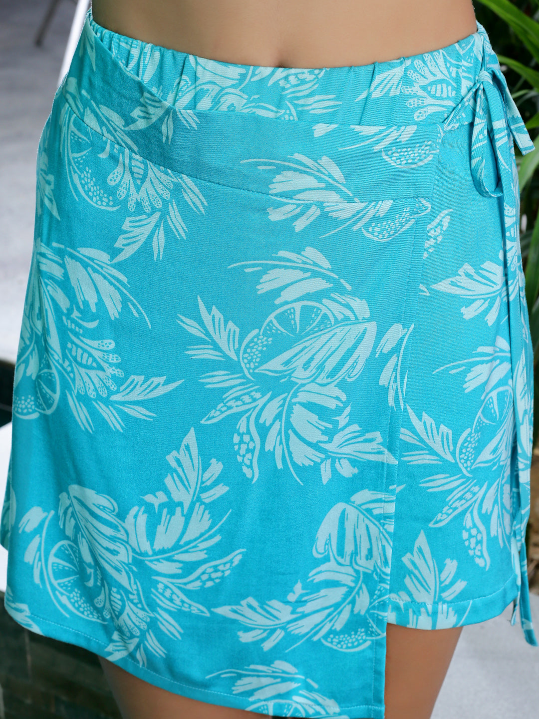Strechable Viscose Wrap Skort