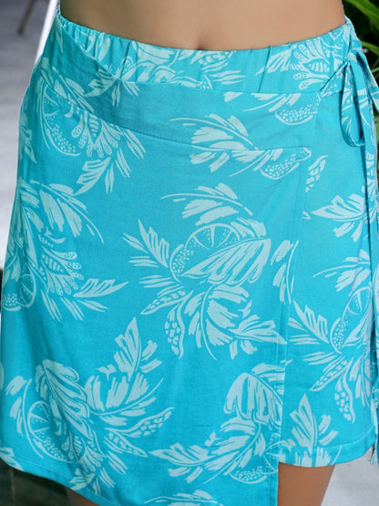 Strechable Viscose Wrap Skort