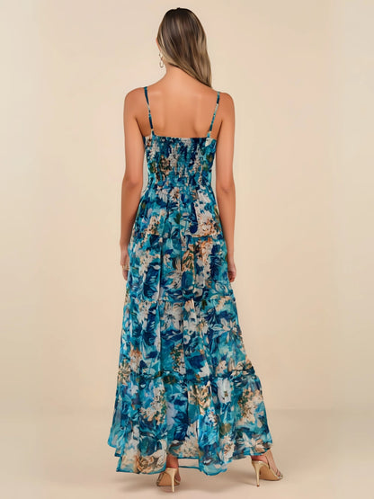 Ocean Breeze Organza Maxi Dress 💙