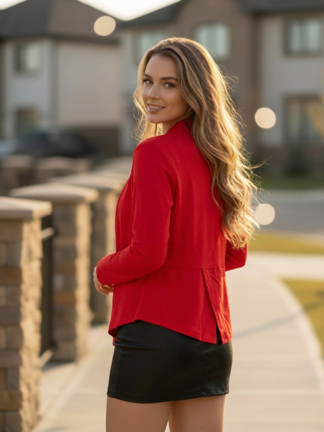 Open Front  Lightweight Long Sleeve Casual Cardigan Shrug