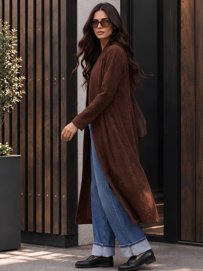 Strechable Textured long Shrug