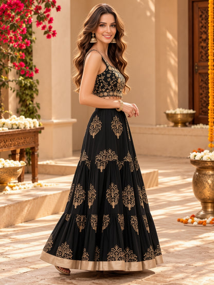 Cotton Garba & Dandiya Skirt