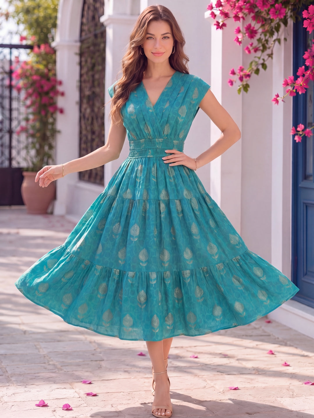 Pure cotton summer dress