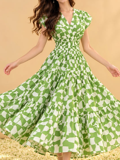 Pure cotton Tiered Midi Dress