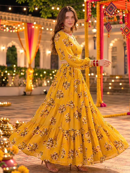 Chiffon Festive wear Cord-Set