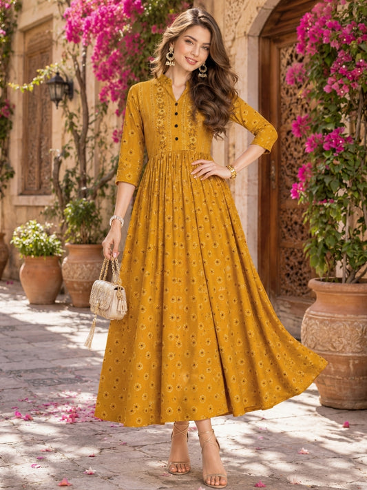 Cotton  Anarkali  Kurta