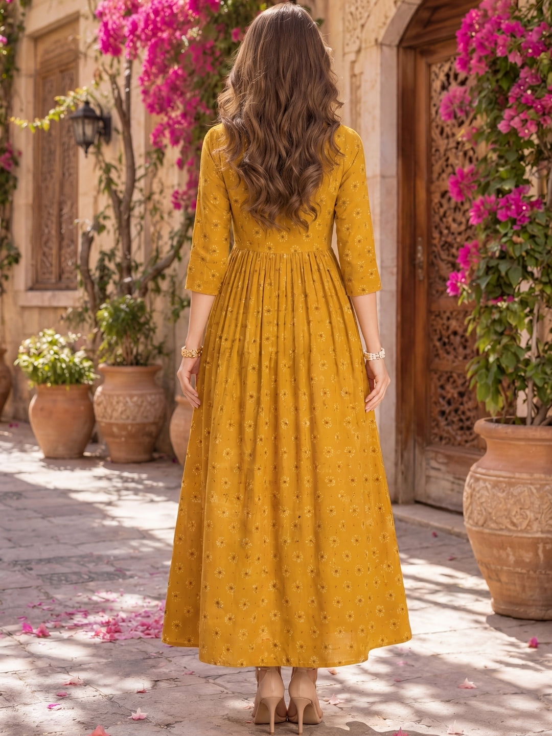 Cotton  Anarkali  Kurta