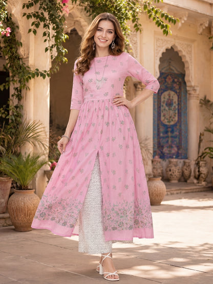 Soft Cotton Blend Ethnic Kurta
