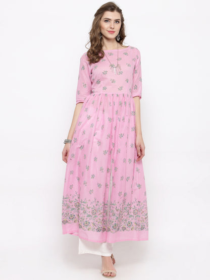 Front Slit Kurta with Palazzo