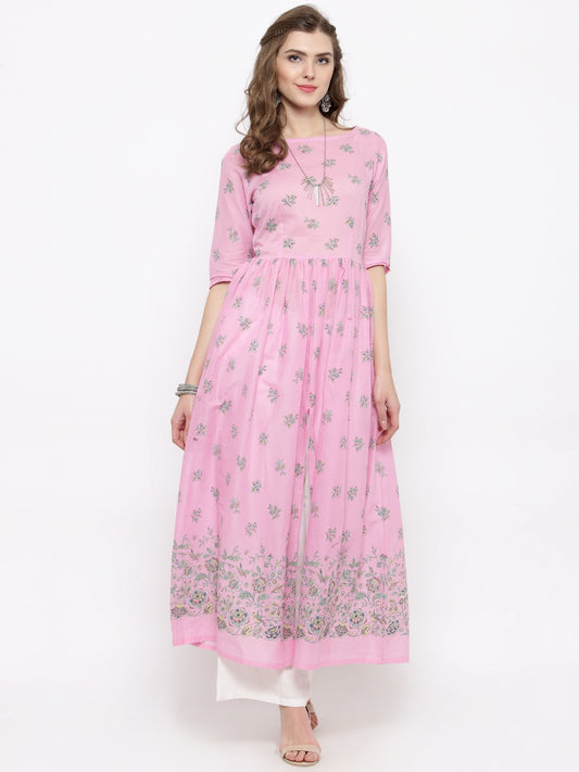 Front Slit Kurta with Palazzo