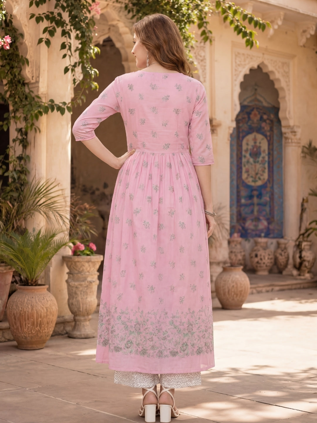 Soft Cotton Blend Ethnic Kurta