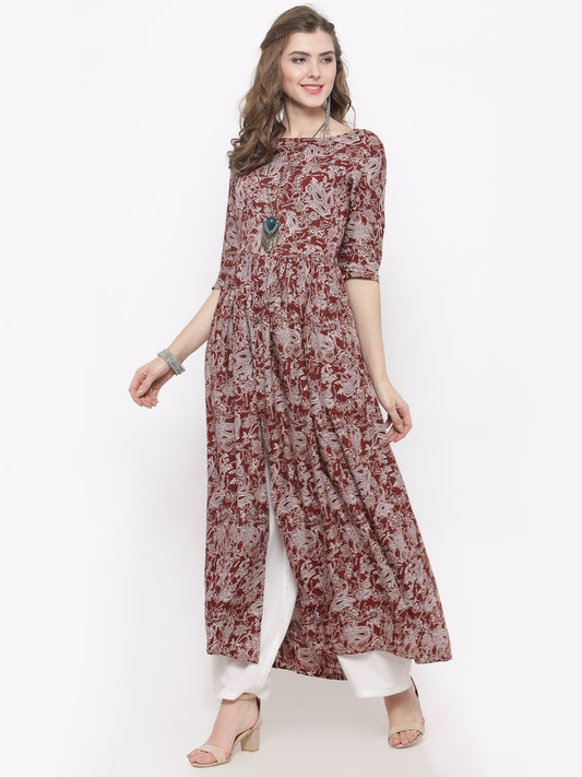 Slit Kurta with Palazzo