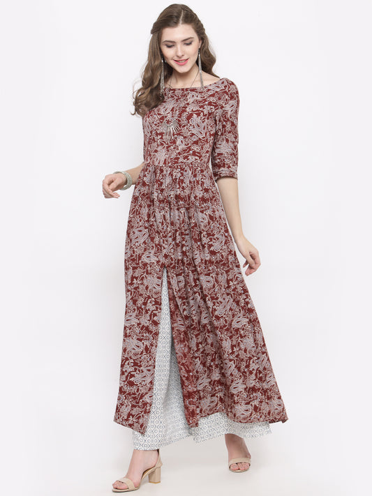 Slit Kurta with Palazzo