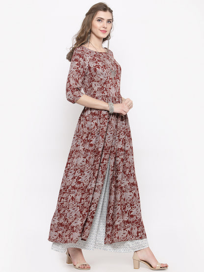 Slit Kurta with Palazzo