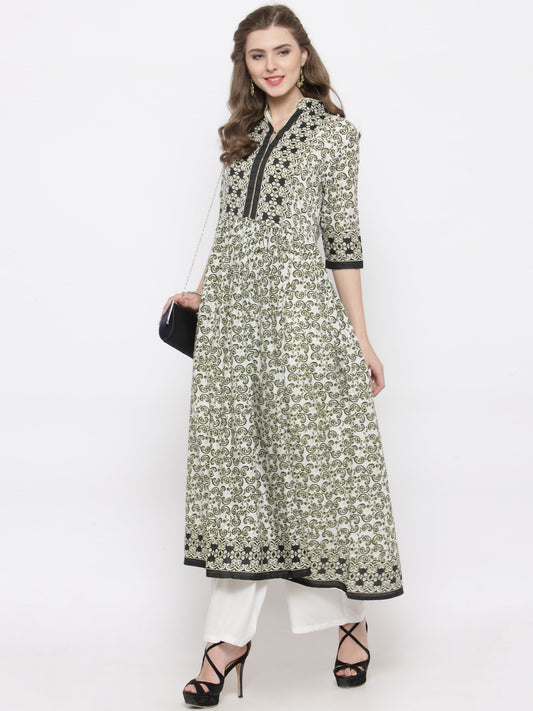Printed kurta with Palazzo