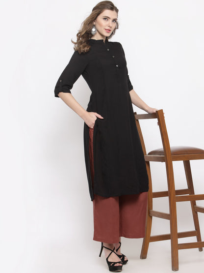 Straight Kurta with Palazzo