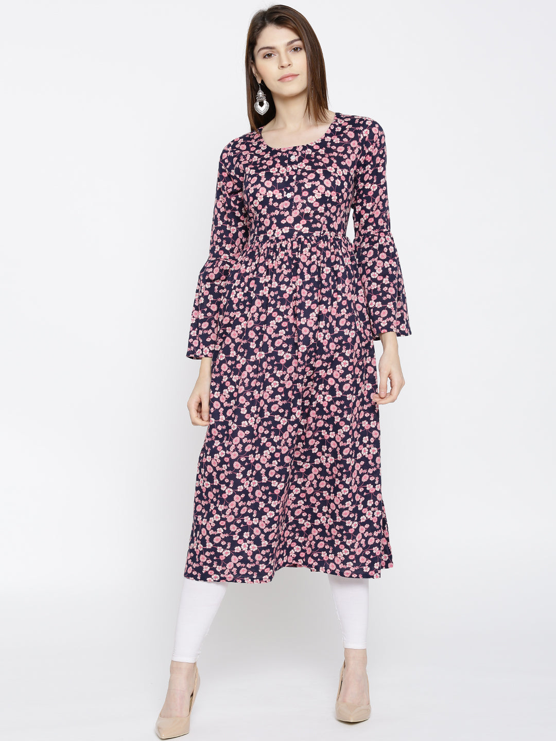 Bell sleeve Kurta with palazzo