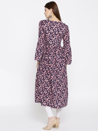 Bell sleeve Kurta with palazzo