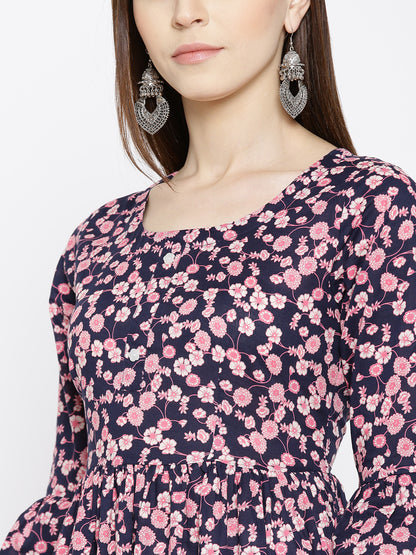Bell sleeve Kurta with palazzo