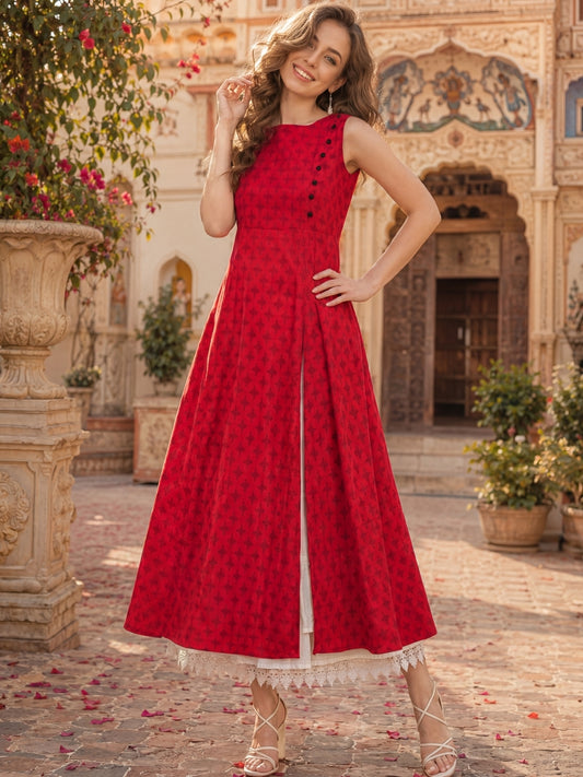 Cotton A-line Kurta